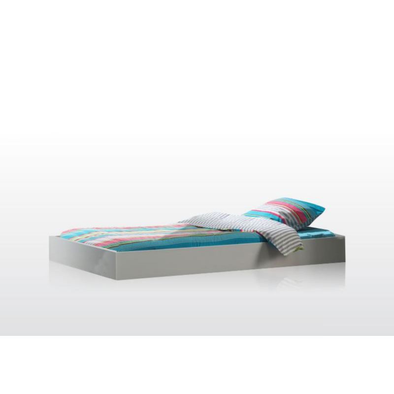 Lit gigogne DOROTHY 90 x 190 cm - MDF, blanc