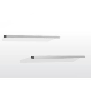 Étagère murale (2 pcs) DOROTHY - MDF, blanc