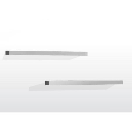 Étagère murale (2 pcs) DOROTHY - MDF, blanc
