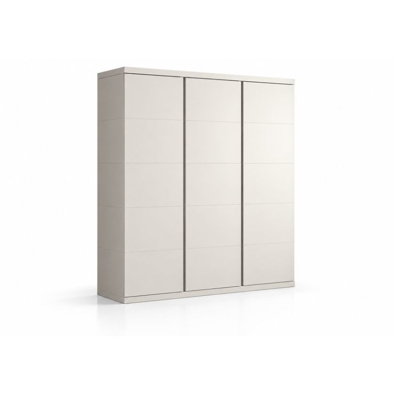 Armoire 3 portes DOROTHY - MDF, blanc