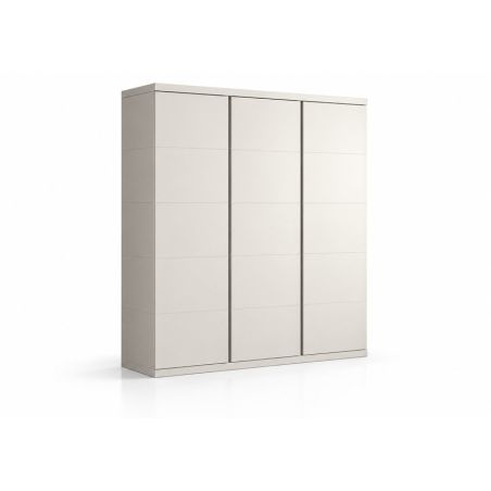 Armoire 3 portes DOROTHY - MDF, blanc