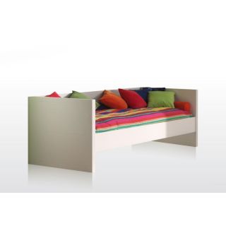 Lit capitaine DOROTHY 90 x 200 cm - MDF, blanc