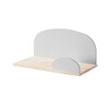 Étagère murale (45 cm) SATSUKI - Pin massif et MDF, gris