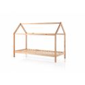 Lit cabane SEBASTIEN 90 x 200 cm - Pin massif, nature