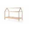 Lit cabane SEBASTIEN 90 x 200 cm - Pin massif, nature