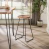Tabouret bar CASSIE naturel