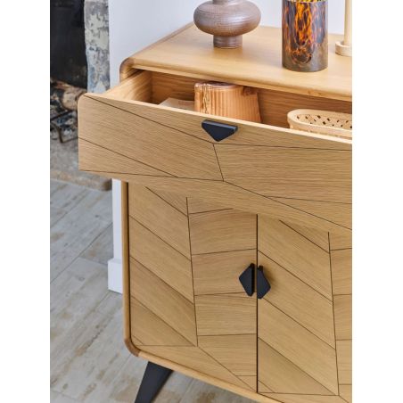 Bibus TOKYO - Chêne naturel, décor chevron