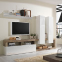 Ensemble meuble TV design BURGA L277xH200 cm proposé en 2 finitions