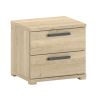 Chambre enfant complète COLIN chêne avec lit 90 cm, armoire 100 cm et chevet