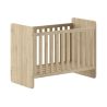 Chambre bébé complète COLIN chêne avec lit évolutif 60 x 120 cm, commode à langer 116 cm et armoire 100 cm