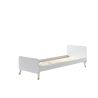 Chambre enfant complète GASPARD blanche avec lit 90 cm, armoire 100 cm et chevet