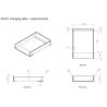Chambre bébé complète SATSUKI blanche avec lit 60 x 120 cm, commode à langer 90 cm et armoire 90 cm