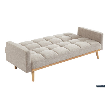 Canapé-lit 214 cm ALBIZIA en tissu