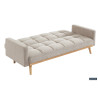 Canapé-lit 214 cm ALBIZIA en tissu
