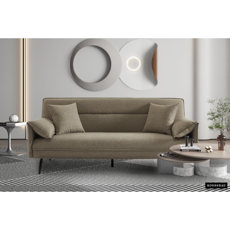 Canapé-lit 199 cm SORBIER en tissu