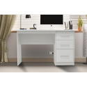 Bureau 121 cm MERISIER avec 3 tiroirs