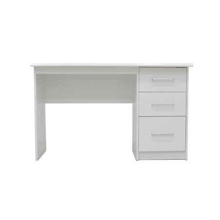 Bureau 121 cm MERISIER avec 3 tiroirs