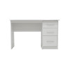 Bureau 121 cm MERISIER avec 3 tiroirs