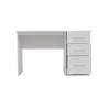 Bureau 121 cm MERISIER avec 3 tiroirs