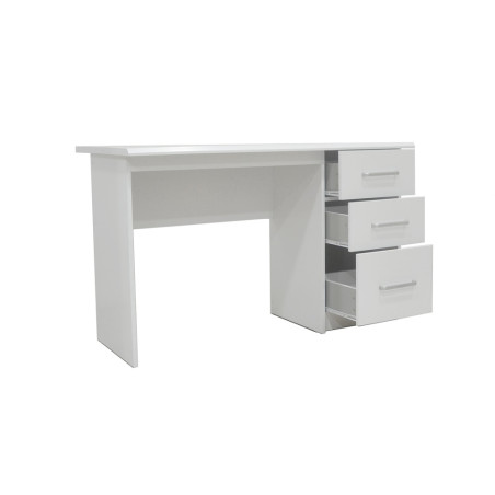 Bureau 121 cm MERISIER avec 3 tiroirs