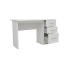 Bureau 121 cm MERISIER avec 3 tiroirs