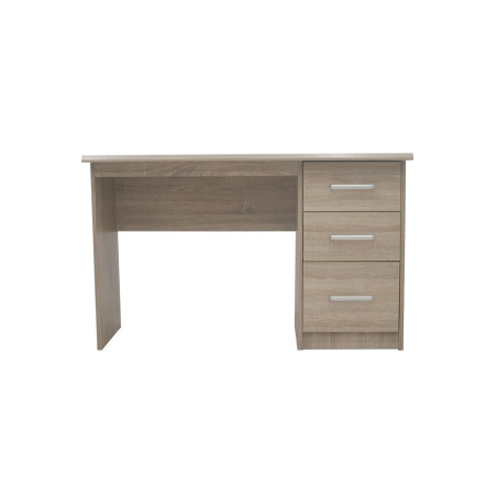 Bureau 121 cm MERISIER avec 3 tiroirs