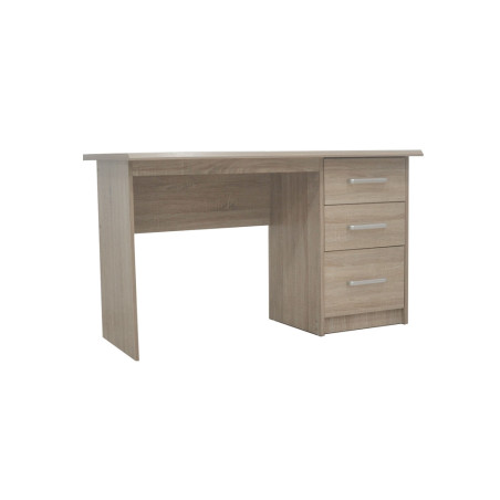 Bureau 121 cm MERISIER avec 3 tiroirs