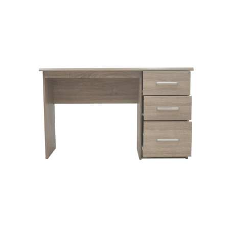 Bureau 121 cm MERISIER avec 3 tiroirs