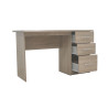 Bureau 121 cm MERISIER avec 3 tiroirs