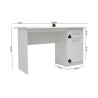Bureau 121 cm MIMOSA avec tiroir et porte