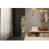Grand miroir 160 cm ROSELIN en décor chêne vieilli