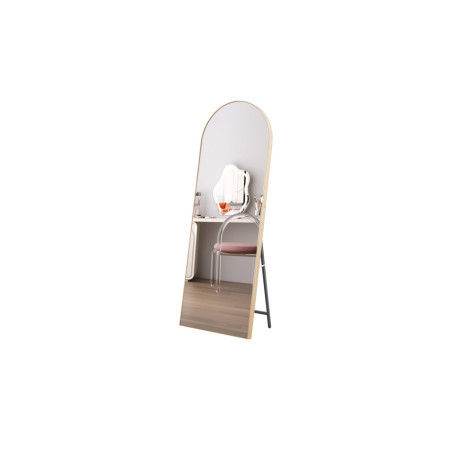 Grand miroir 160 cm ROSELIN en décor chêne vieilli