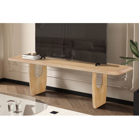 Meuble TV 160 cm BRUYERE en manguier massif