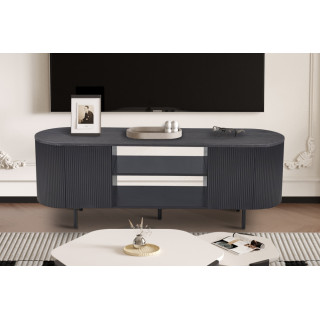 Meuble TV 160 cm SOLENZO, 3 décors au choix