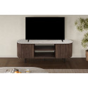 Meuble TV 160 cm VALDORA avec plateau en pierre frittée