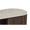 Meuble TV 160 cm VALDORA avec plateau en pierre frittée