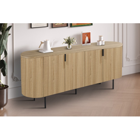 Bahut 200 cm SOLENZO, plusieurs coloris