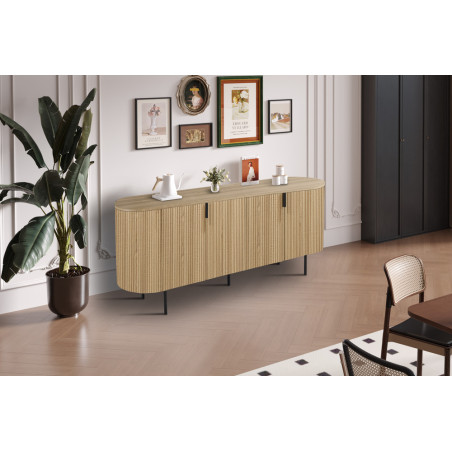Bahut 200 cm SOLENZO, plusieurs coloris