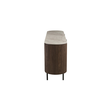 Bahut 200 cm VALDORA plateau en pierre frittée