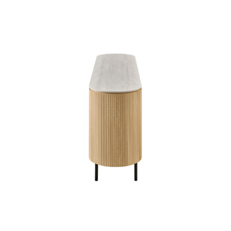 Bahut 200 cm VALDORA plateau en pierre frittée