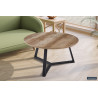 Table basse PASTEL en décor chêne vieilli