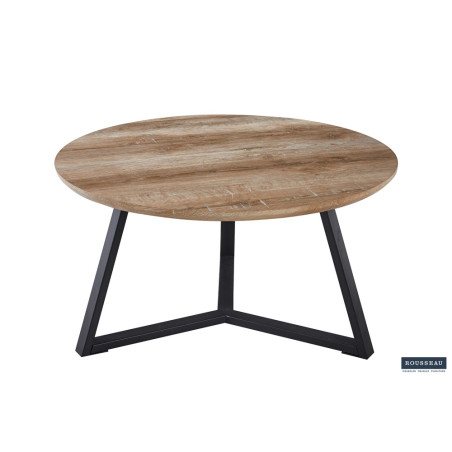 Table basse PASTEL en décor chêne vieilli