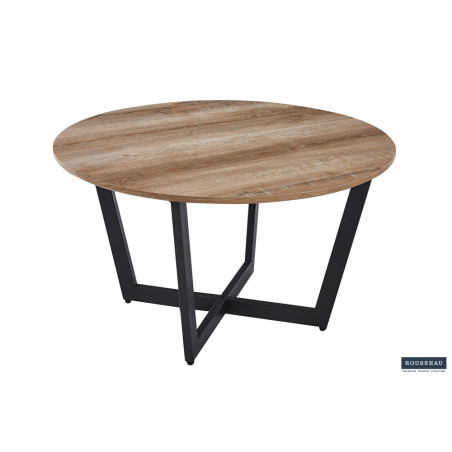 Table basse PASTEL en décor chêne vieilli