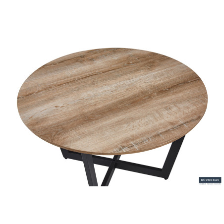 Table basse PASTEL en décor chêne vieilli