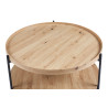 Table basse DAHLIA en décor chêne vieilli