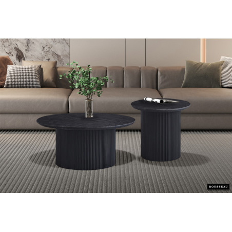 Table basse ronde SOLENZO, plusieurs coloris