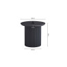 Table basse ronde SOLENZO, plusieurs coloris