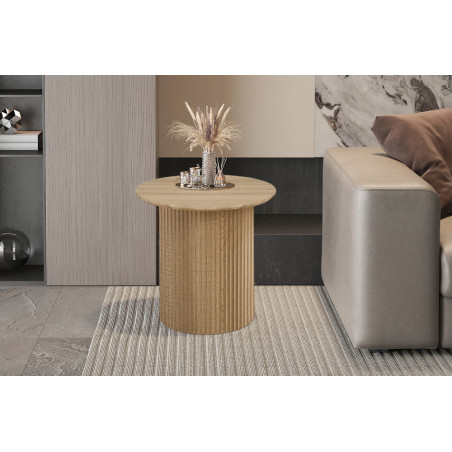 Table basse ronde SOLENZO, plusieurs coloris