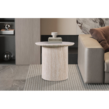 Table basse ronde SOLENZO, plusieurs coloris