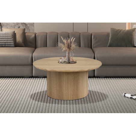 Table basse ronde SOLENZO, plusieurs coloris